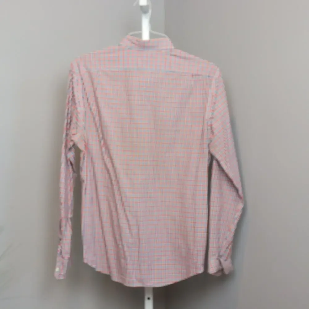 J.Crew Slim Fit Quality Woven Shirt Red Blue‎ Green Gingham Check M